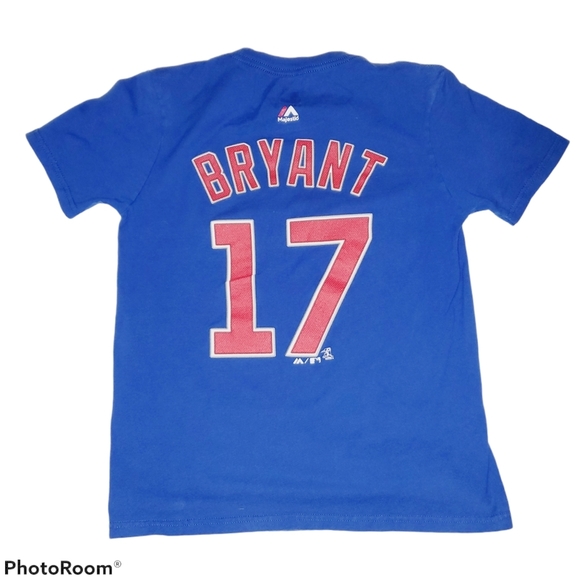 Chicago Cubs Youth Short Sleeve Tee "Bryant 17" 297 - Picture 2 of 3